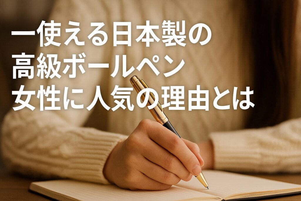 一生使える日本製の高級ボールペン 女性に人気の理由とは