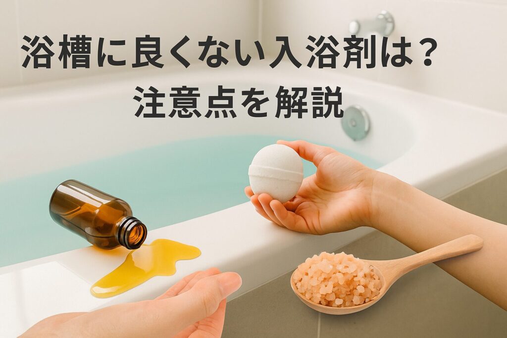 浴槽に良くない入浴剤は?注意点を解説