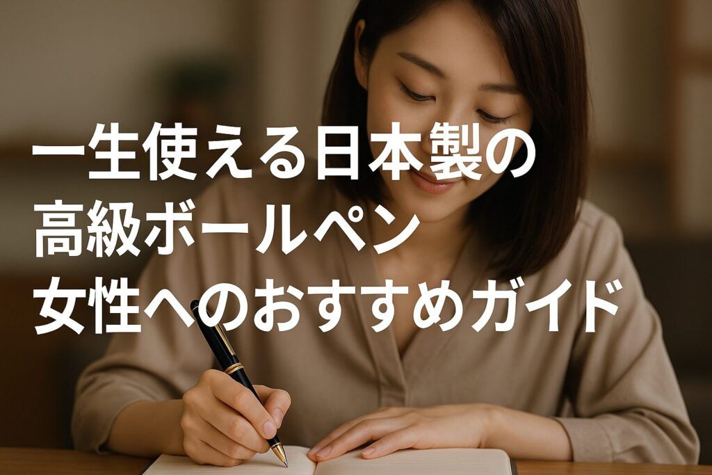 一生使える日本製の高級ボールペン 女性へのおすすめガイド